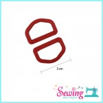 RING - D SHAPE-PLASTIC-30MM SUN16